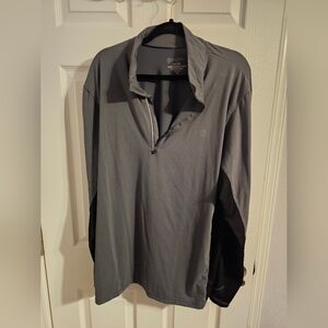 Balance Collection Men's Gray and Black Lightweight Jacket
